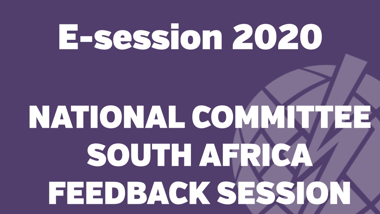 CIGRE SA Feedback Session 2020_DAY8_20201015