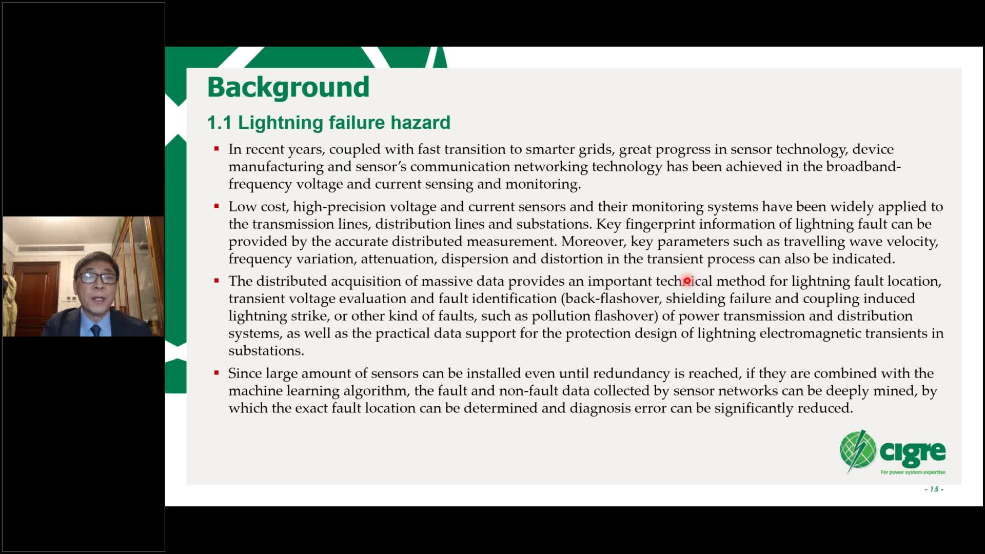 CIGRE Academy Webinar_ SC C4.61_ 20250121_Lightning Transient Sensing, Monitoring and Application in Electric Power Systems